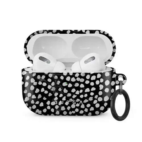 Husa Burga Hard Shell Night Sky pentru Airpods Pro, Negru