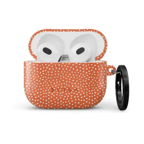 Husa Burga Hard Shell Vintage Edition pentru Airpods 3, Portocaliu