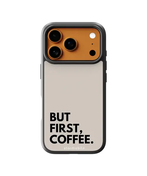 Husa But First Coffee. Apple iPhone Impact Ultra - iPhone 17 Pro