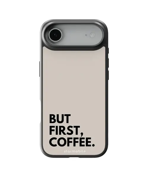 Husa But First Coffee. Apple iPhone Impact Ultra - iPhone Air
