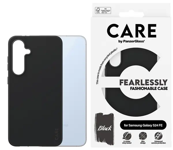 Husa CARE - Fashion, Galaxy S24 FE, negru