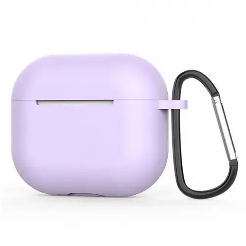 Husa Casti Techsuit Silicone pentru Apple AirPods 4 (Mov)