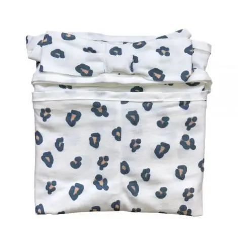 Husa Cos bebe Childhome Moise, Jerse Leopard