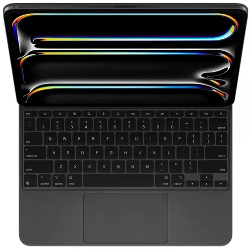 Husa cu tastatura Apple Magic Keyboard MWR53LB/A pentru iPad Pro 13‑inch (M4), Layout US English (Negru)