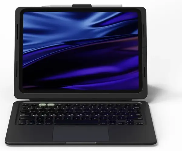 Husă cu tastatură ZAGG Pro Keys 2 Connect, iPad Air 11'', neagră