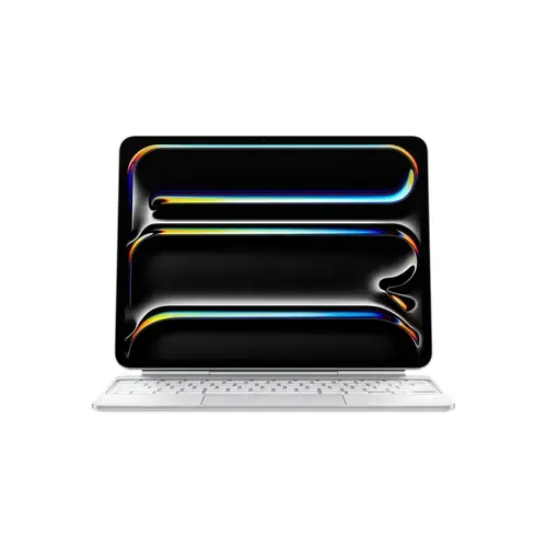 Husa cu tastura Apple Magic Keyboard MWR43RO/A pentru Apple iPad Pro 13‑inch (M4), Layout RO (Alb)