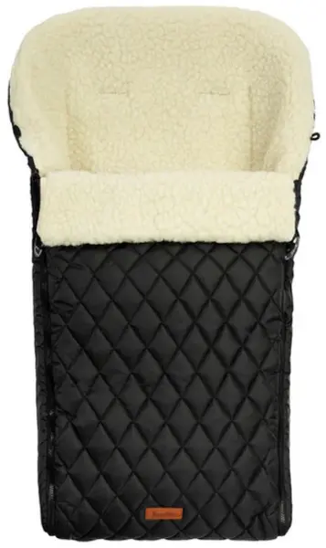 Husă de iarnă din lână pentru cărucior Sensillo - 95 х 40 cm, negru