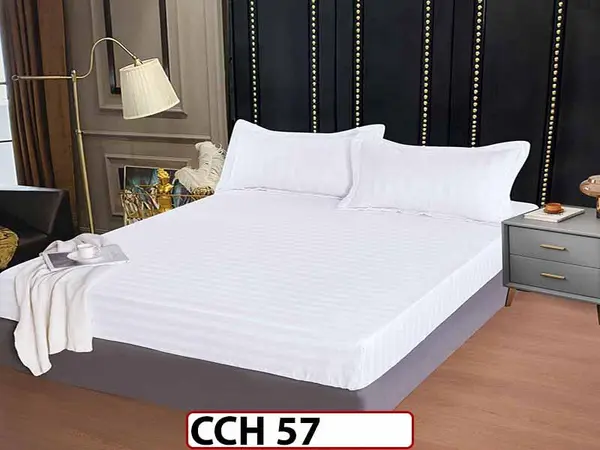 Husa de Pat din Finet + 2 Fete de Perne - Saltea 160x200 - Pat 2 Persoane - CCH 57