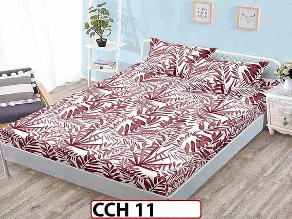 Husa de Pat din Finet + 2 Fete de Perne - Saltea 160x200 - Pat 2 Persoane - CCH 11