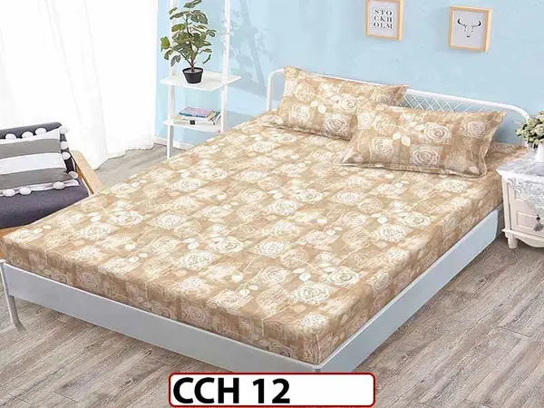 Husa de Pat din Finet + 2 Fete de Perne - Saltea 160x200 - Pat 2 Persoane - CCH 12
