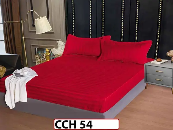 Husa de Pat din Finet + 2 Fete de Perne - Saltea 160x200 - Pat 2 Persoane - CCH 54