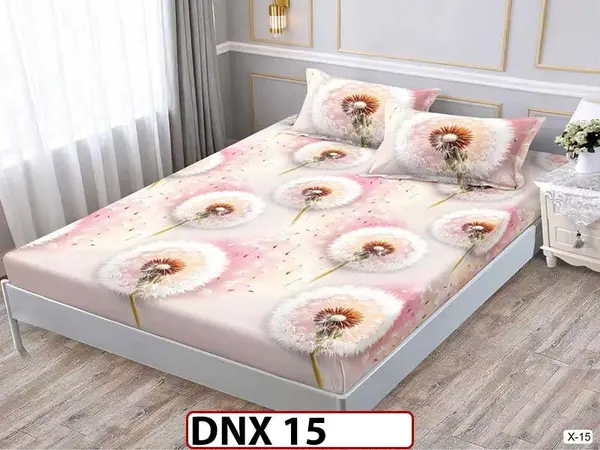 Husa de Pat din Finet + 2 Fete de Perne - Saltea 180x200 - Pat 2 Persoane - DNX 15