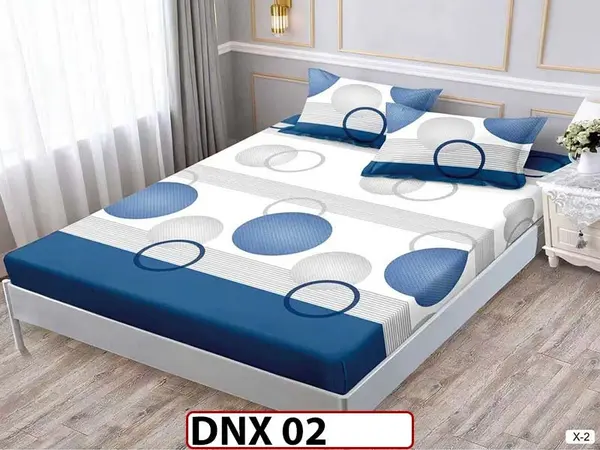 Husa de Pat din Finet + 2 Fete de Perne - Saltea 180x200 - Pat 2 Persoane - DNX 02