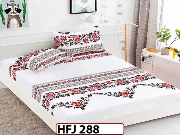 Husa de Pat din Finet + 2 Fete de Perne - Saltea 180x200 - Pat 2 Persoane - HFJ288