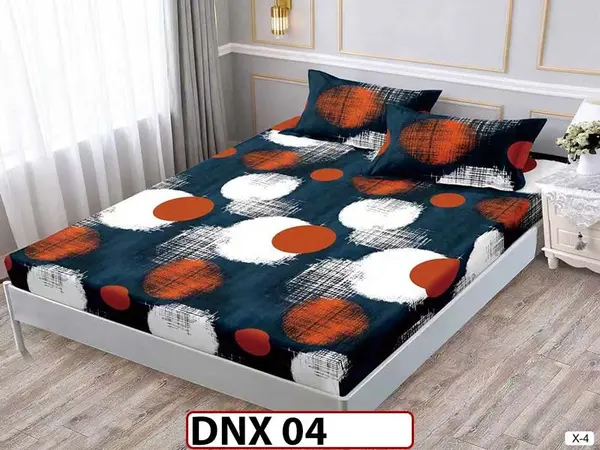 Husa de Pat din Finet + 2 Fete de Perne - Saltea 180x200 - Pat 2 Persoane - DNX 04