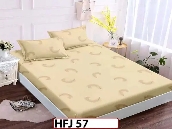 Husa de Pat din Finet + 2 Fete de Perne - Saltea 180x200 - Pat 2 Persoane - HFJ57