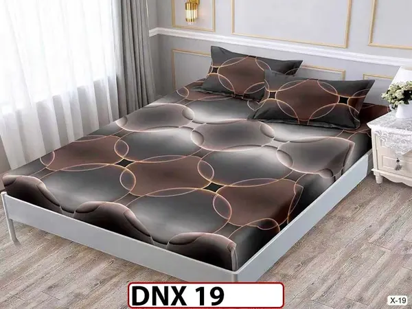 Husa de Pat din Finet + 2 Fete de Perne - Saltea 180x200 - Pat 2 Persoane - DNX 19