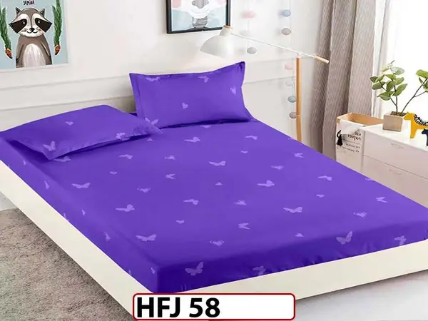 Husa de Pat din Finet + 2 Fete de Perne - Saltea 180x200 - Pat 2 Persoane - HFJ58