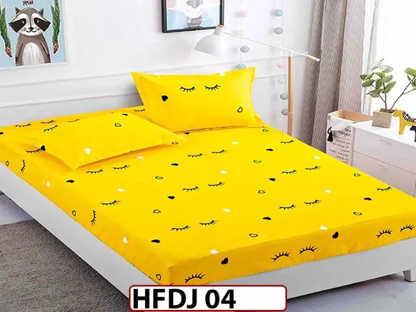 Husa de Pat din Finet + 2 Fete de Perne - Saltea 90x200 - HFDJ04