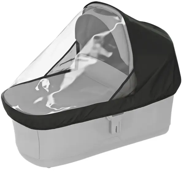 Husă de ploaie pentru pătuț pentru nou-născut Thule - Negru