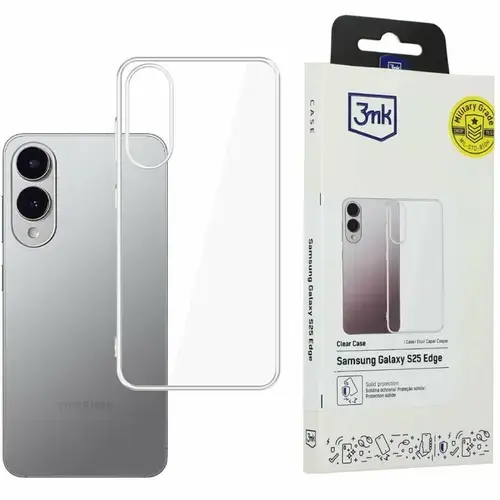 Husa de protectie 3MK Clear Case pentru Samsung Galaxy S25 Edge Transparenta