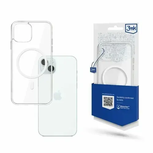 Husa de protectie 3mk MagCase pentru iPhone 15 (Transparent)