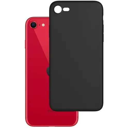 Husa de protectie 3MK Matt Case pentru iPhone SE 2020 / iPhone 8 / iPhone 7, TPU, Negru