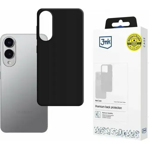 Husa de protectie 3MK Matt Case pentru Samsung Galaxy S25 Edge, Neagra