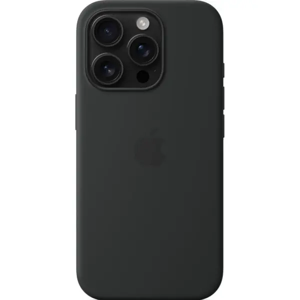 Husa de protectie Apple cu MagSafe pentru iPhone 16 Pro, Silicon, Black