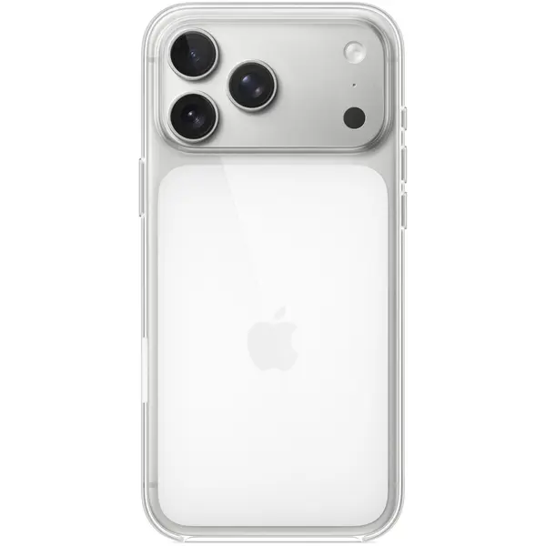 Husa de protectie Apple cu MagSafe pentru iPhone 17 Pro Max, Silicon Transparent