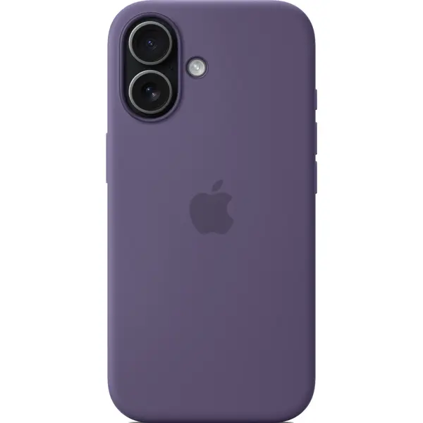 Husa de protectie Apple cu MagSafe pentru iPhone 17, Silicon Purple Fog