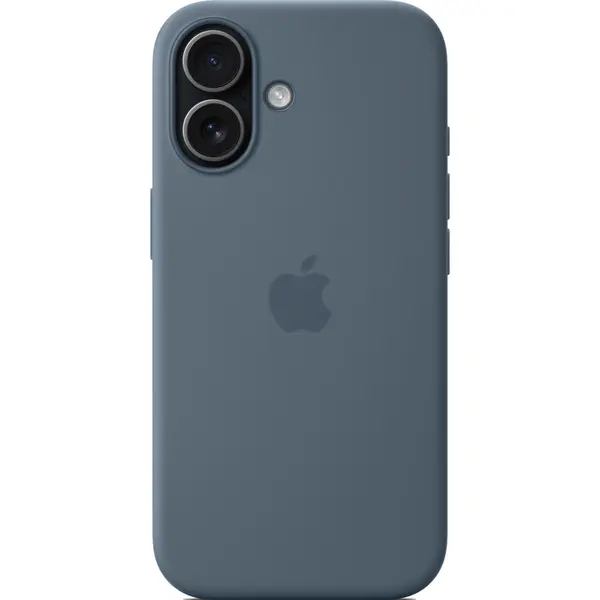 Husa de protectie Apple cu MagSafe pentru iPhone 17, Silicon Anchor Blue