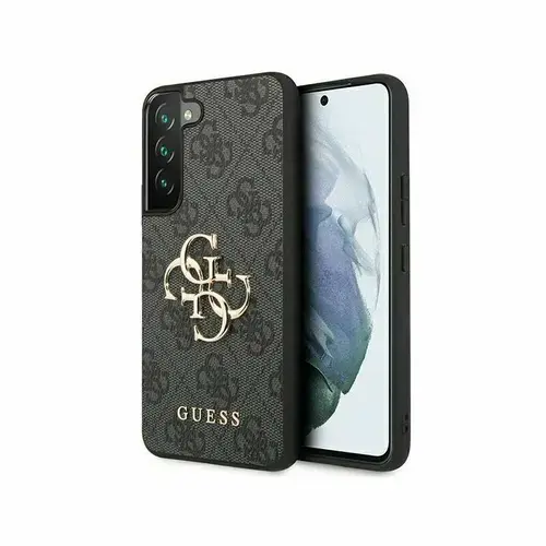 Husa de protectie Guess 4G Metal Logo pentru Samsung Galaxy S23 (Gri)
