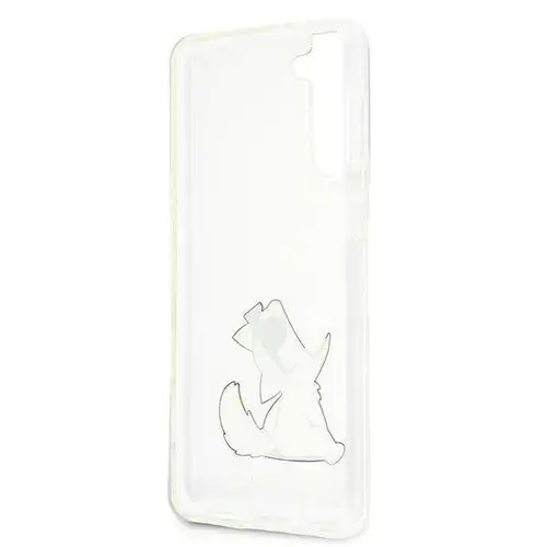 Husa de protectie Karl Lagerfeld Choupette Fun pentru Samsung Galaxy S21 Plus 5G (Transparent)