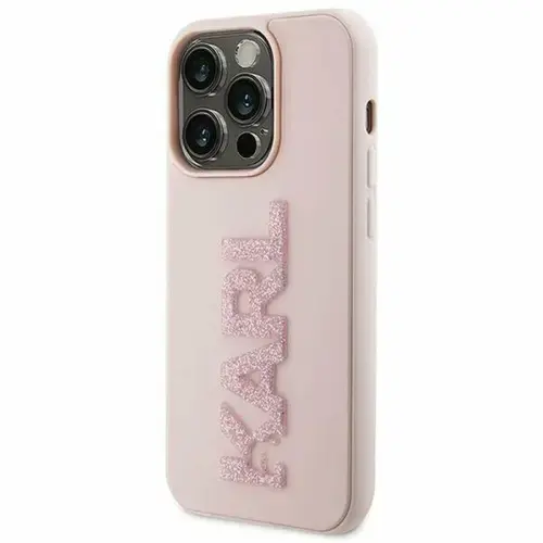 Husa de protectie Karl Lagerfeld pentru iPhone 15 Pro Max (Roz)