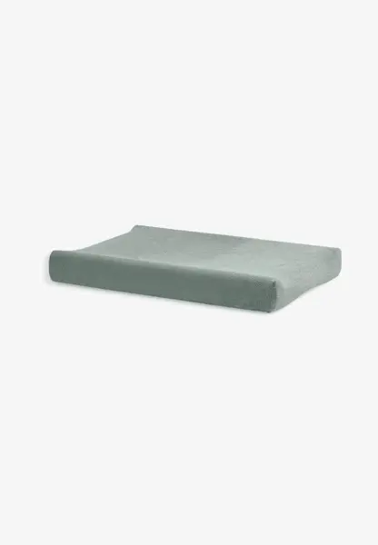 Husa de protectie pentru salteaua de infasat Bonjourbebe Hunter Mint, bumbac buclat, cu elastic, 80x50 cm
