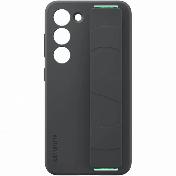 Husa de protectie Samsung Silicone Grip pentru Galaxy S23, Negru