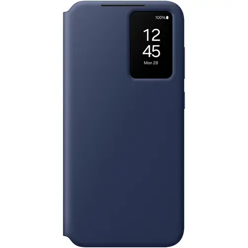 Husa de protectie Samsung Smart View Wallet Case pentru Galaxy S24 FE, Albastru