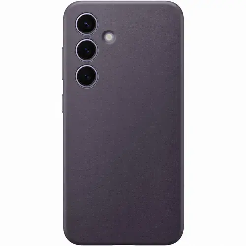 Husa de protectie Samsung Vegan Leather Case pentru Galaxy S24, DARK VIOLET