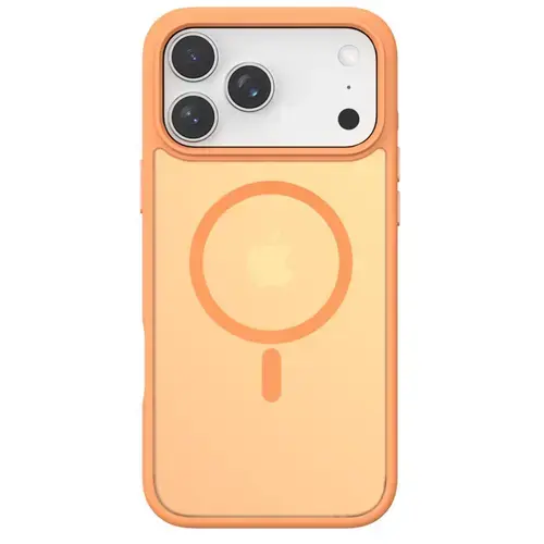 Husa Devia Pino Series Magnetic Shockproof pentru iPhone 17 Pro, Portocaliu