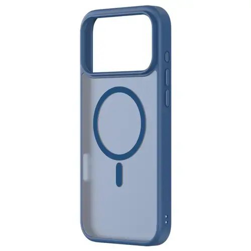 Husa Devia Pino Series Magnetic Shockproof pentru iPhone 17 Pro Max, Albastru