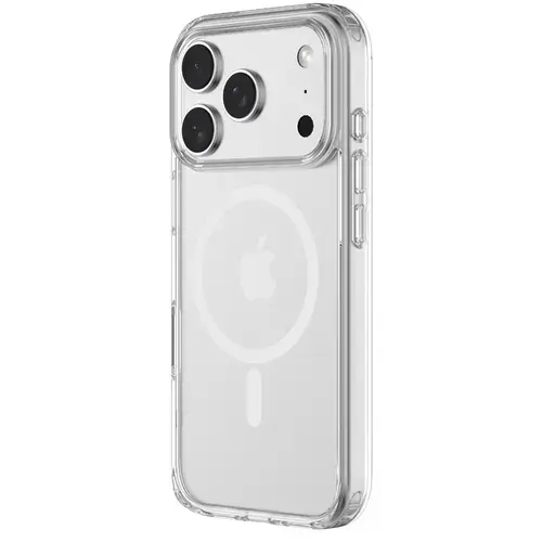 Husa Devia Pure Clear Magnetic Shockproof pentru iPhone 17 Pro Max, Transparent
