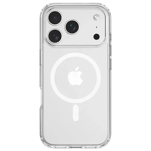 Husa Devia Pure Clear Magnetic Shockproof pentru iPhone 17 Pro, Transparent