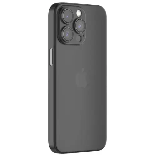 Husa Devia Wing Series Ultra Thin compatibila cu iPhone 15 Pro, Negru