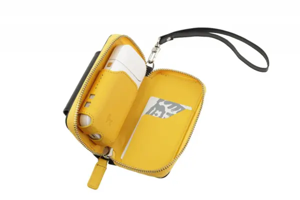 Husa din piele galbena pentru IQOS - GC-3 | German Couture