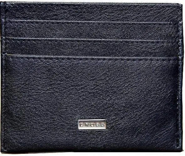 Husă din piele pentru carduri Cross Insignia - Express, negru