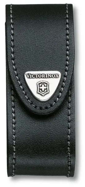 Husă din piele pentru cuțit de buzunar Victorinox Swiss Army Knife - Negru, până la 4 straturi