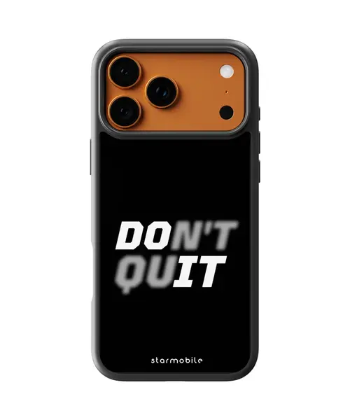 Husa Don't quit Apple iPhone Impact Ultra - iPhone 17 Pro Max