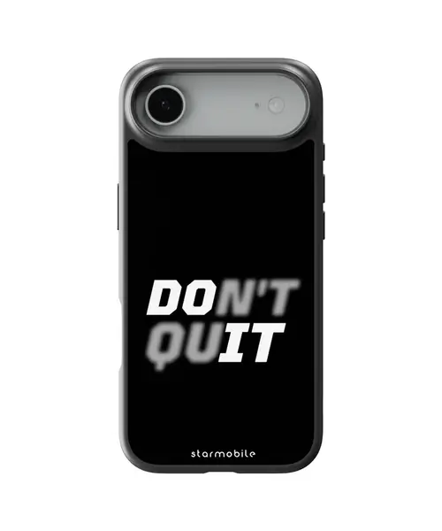 Husa Don't quit Apple iPhone Impact Ultra - iPhone Air