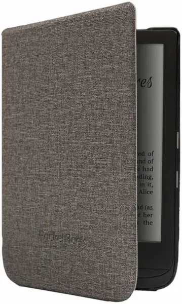 Husa E-Book Reader PocketBook Shell pentru PocketBook Basic Lux 2, PocketBook Touch Lux 4, Color, Touch Lux 5, Touch HD 3 (Gri)